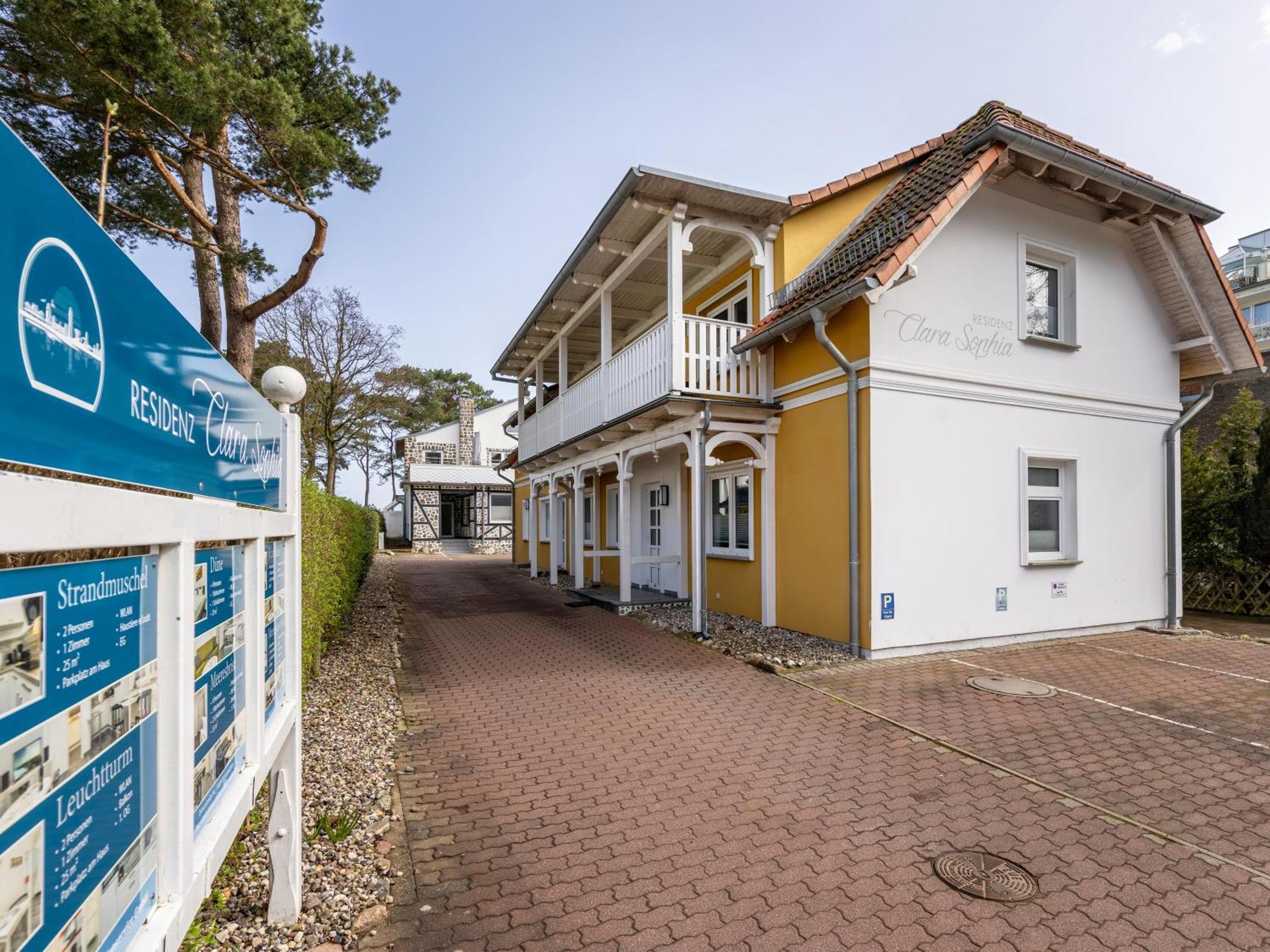 Ferienwohnung Meeresbrise In Der Residenz Clara Sophia Binz Bagian luar foto